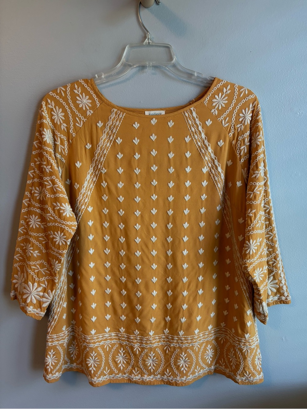 SUNDANCE EMBROIDERED BLOUSE